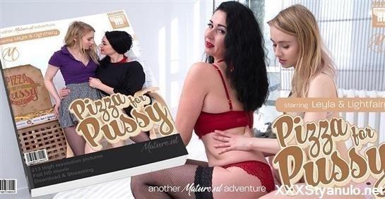 Leyla C, Lightfairy - Hot Mom Wants Pizza And Pussy From Her Younger Lesbian Lover [FullHD]