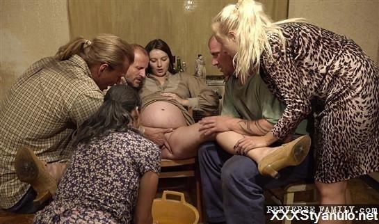 PerverseFamily new xxx porn: The Birth with Anna De Ville, George Uhl,  Angel Wicky (SD resolution) - XXX Styanulo