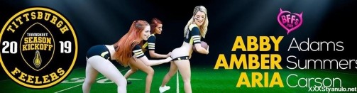 Amber Summers, Abby Adams, Aria Carson - The Tittsburgh Feelers [HD]