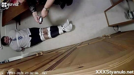 TOPofthePOT - Man In School Uniform Tightly Bound And Cleave Gagged In Room [HD]