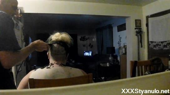 Baldbabey - Bbw Headshave Rear View [FullHD]