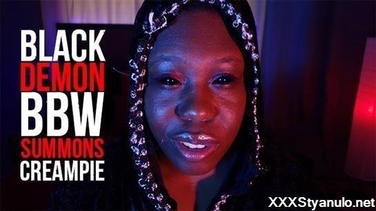 DarkWetDreemz - Demonic Bbw Dirty Talking Big Booty Conjures Cum [FullHD]