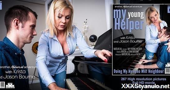Krista E 48 - Helping Out His Milf Neighbor Is Something He Loves To Do [FullHD]