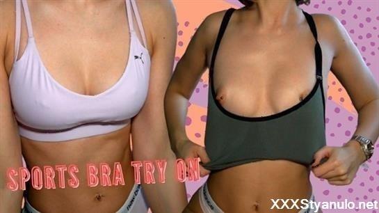 PetitTits - Sports Bra Try-On Haul  Petittits [HD]