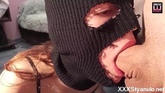 Smuzililpussy - Full Version Of Cutie In Balaclava Got A Juicy Cock In Her Mouth [HD]