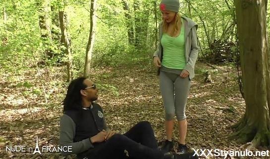 Swany - Young Amateur Interracial Couple Excited To Be Catched By Voyeurs While An Anal Sex Sessi [HD]