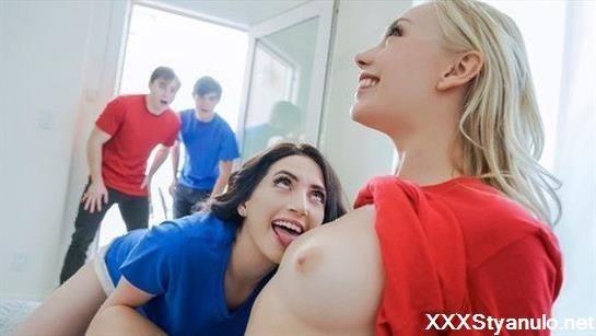 Braylin Bailey, Aria Carson - Only The Tip For Stepbro [SD]