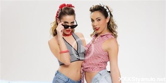 Eveline Dellai, Anastasia Brokelyn - Pin-Up Cuties [HD]