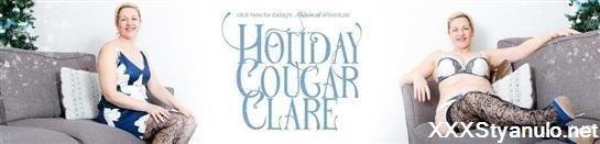 Clare - Holiday Cougar Clare Is Fooling Around With Her Present [FullHD]