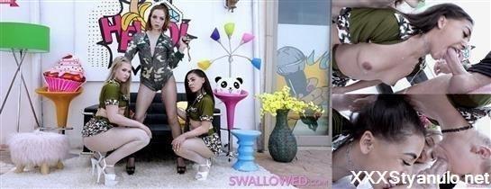 Harley King, Zerella Skies, Aliya Brynn - Zerella And Harley Show Off Their Skills [HD]