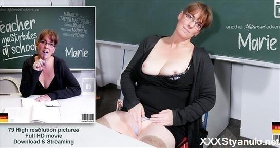 Marie R - Schoolteacher Marie Is A Mature Nympho That Loves To Masturbate In Class [FullHD]