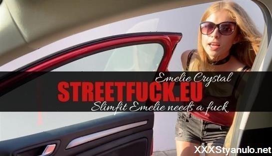 Emelie Crystal - Streetfuck Slimfit Emelie Needs A Publicfuck [FullHD]