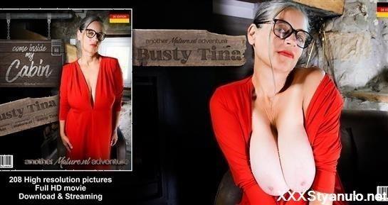 Busty Tina - Big Breasted Hairy Grandma Busty Tina Invites You To Her Cabin And Have Fun [FullHD]