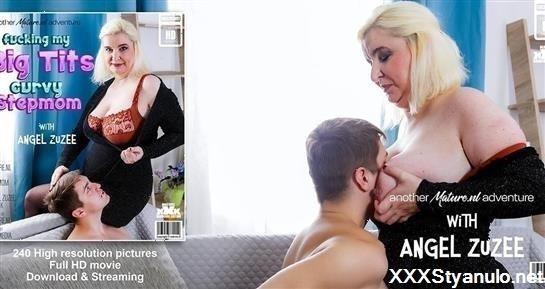 Angel Zuzee - Having Sex With My Curvy Stepmom Angel Zuzee And Fuck Her Between Her Big Tits [FullHD]