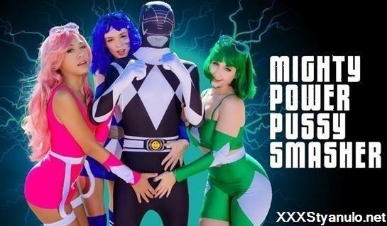 Laney Grey Bianca Bangs Khloe Kingsley - Mighty Power Pussy Smashers [SD]