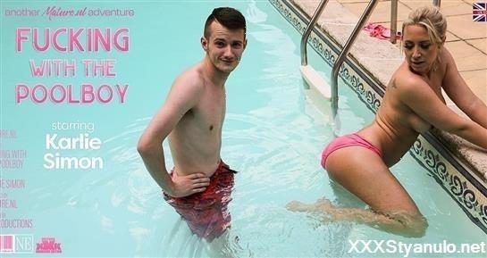 Karlie Simon - Hot British Lady Karlie Simon Gets Fucked By The Poolboy [FullHD]