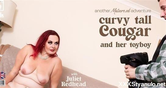 Juliet Redhead - Toyboy Doggystyle Fucking Tall, Curvy And Big Ass Cougar Juliet Redhead At Her Home [FullHD]