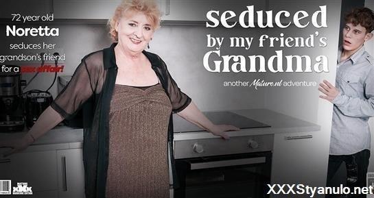 Big Nick - Curvy 72 Year Old Granny Noretta Seduces Her Grandsons Best Friend To Fuck Her Hard On The Couch [FullHD]