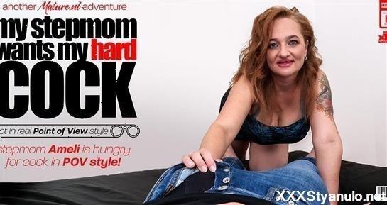 Ameli - Pov Fucked By My Redhead Big Breasted Czech Stepmilf Ameli In My Bedroom While My Dads Sleeping [FullHD]