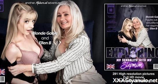 Blonde Gabie - British Hot Blonde Gabie Explores Her Sexuality With Her Naughty Stepmom Ellen B. [FullHD]