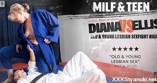 Diana - 57 Year Old Milf Diana Gets Wet With 26 Year Old Ellis In This Old And Young Lesbian Sexfight Match [FullHD]