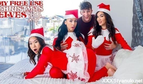 Bianca Bangs, Kimmy Kimm, Sawyer Cassidy - My Free Use Christmas Elves - S28E2 [SD]