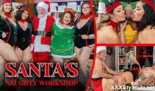 Sara Star, Karla Lane, Rose LaReine, Thicc Asian Kai - Santas Naughty Workshop [FullHD]