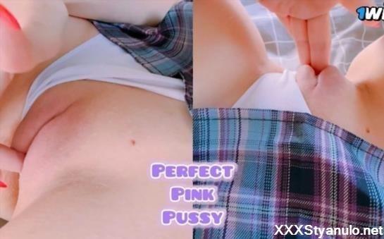KawaiiSister - Teengirl Rubs Soft Virgin Pussy After School, Loud Orgasm [FullHD]