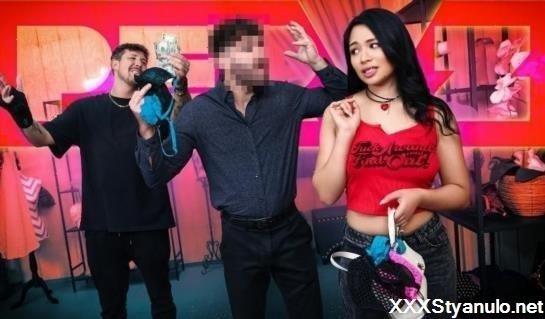 Scarlett Alexis - Little Asian Shoplifter Gets The Naughty Treatment [FullHD]