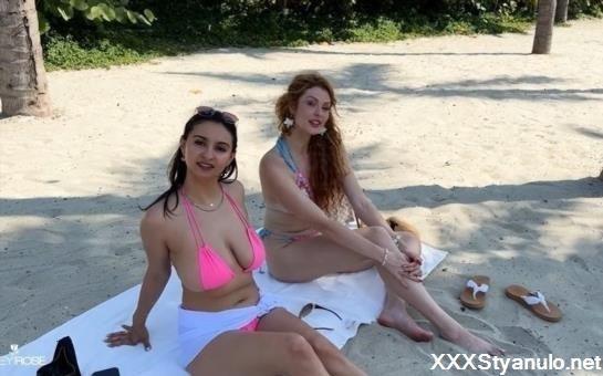 Elly Clutch, Hailey Rose - Me And My Bestie Fucked Two Random Guys In Mexico [SD]