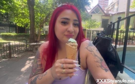 Niquuiok - Argentina Pelirroja Ama El Helado Termina Chupando Mi Polla [FullHD]