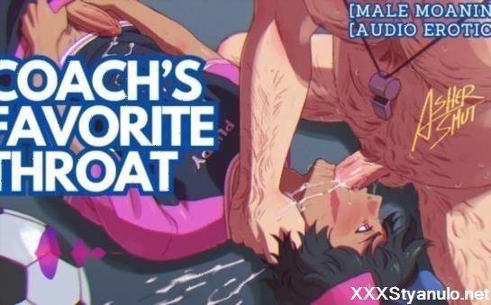 CerberosVA - Player Blowing His Coach After Practice  Dirty Talk Audio And Deep Throat Asmr [FullHD]