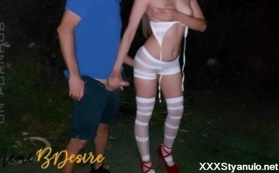 NemiBDesire - The Cuckold Shares His Italian Wife With The Voyeur Who Fingers Her Pussy And Then Cums On Her Ass [FullHD]