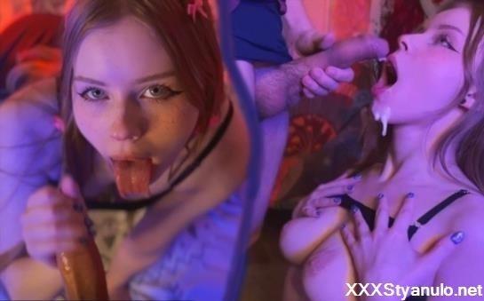 Yuiwoo - Big Cumshot On Tits And Face, Little Slut Loves To Suck [FullHD]