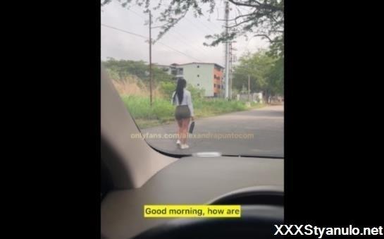 Alexapuntocom - Hot Neighbor Gets A Ride To Gym And Ends Sweaty On My Cock  Alexapuntocom [SD]