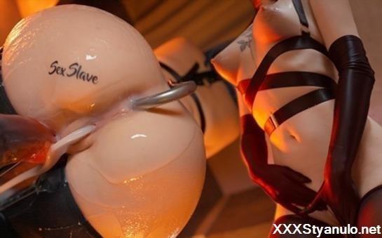 Creamy Spot - Tied And Creampied Submissive Girl Bdsm Training With An Anal Hook [FullHD]