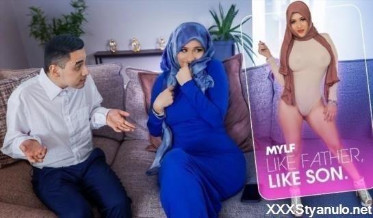 Rebel Lynn - A Dutiful Hijab Wife Milks Every Cock In The Household [FullHD]