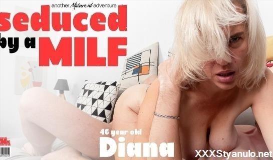 Diana E - 46 Year Old Milf Diana Seduces A 22 Year Old Toyboy To Fuck Her Pussy Hard And Long In Her Bedroom [FullHD]