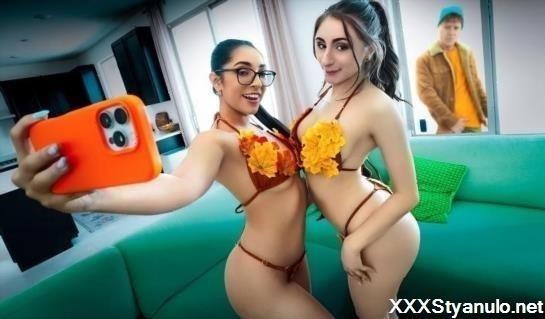 Penelope Kay, Madison Wilde - You Bully Us Cause You Wanna Fuck Us! Madison And Penelopes Autumn Bikinis [FullHD]