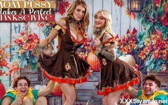 Gigi Dior, Kathryn Mae - Mom Pussy Makes A Perfect Thanksgiving - S5E3 [SD]