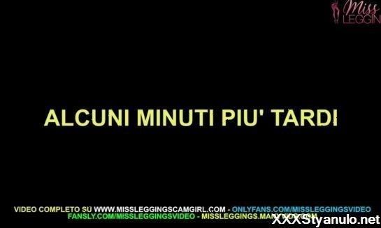 Miss Leggings - Zia Farmacista Aiuta Vergine Segaiolo Per Il Suo Problema Di Eiaculazione Precoce [FullHD]