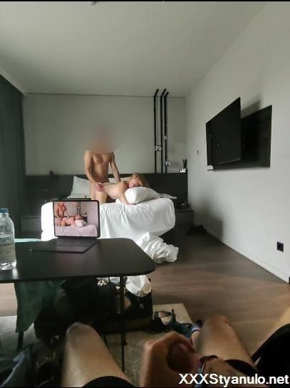 Ginger Vixen - Cuckvision Hubbys Bts View Jerking Off And Cumming While Im Getting Fucked By A Bigger Cock [SD]