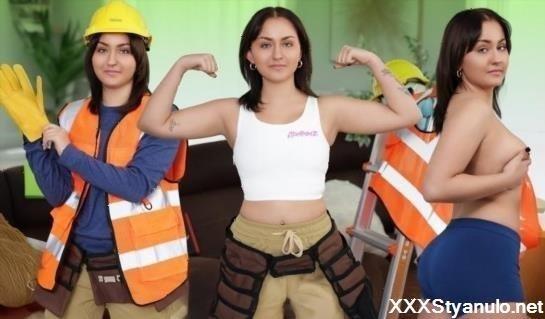 Angel Cake - This Is No Place For A Woman, But My Tomboy Stepdaughter Can Earn My Respect With Her Pussy [SD]