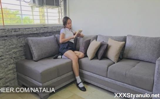 Natalia Alvarado X - Schoolgirl Makes A Deal With Her Stepfather For Sex [FullHD]