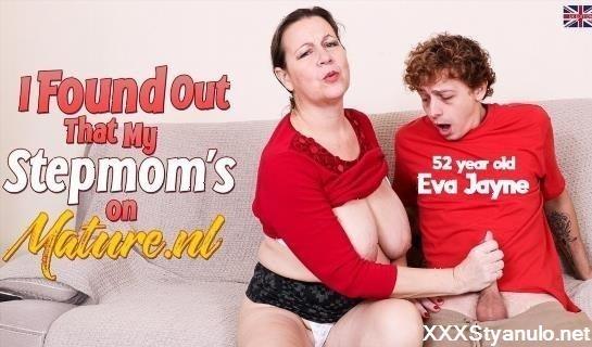 Eva Jayne - 52 Year Old Milf Is A Huge Star On Mature.Nl And Her Stepson Just Found Out And Wants To Know More [FullHD]