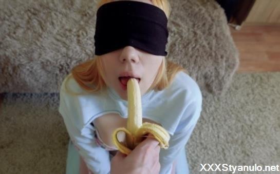 Estie Kay - Cheated Silly Step Sister In Blindfolded Game, But I Think She Liked It [FullHD]