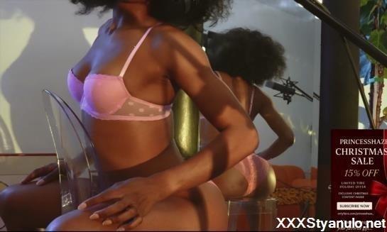 PrincessHaze - Your Ebony Step Sis Gives You Jerk Off Instruction [FullHD]