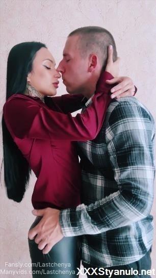 World Of Kisses - My Lustful Stepsister Kisses Me And Jerks Me Off Through My Pants. [SD]