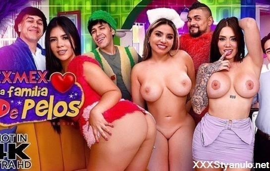 Sara Blonde, Malena, Elizabeth Marquez - The P-Luche Family 2 [SD]