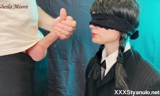 Sheila Moore - Wednesday Addams Was Tricked With The Taste Game And She Swalloed The Cum -Sheila Moore [FullHD]